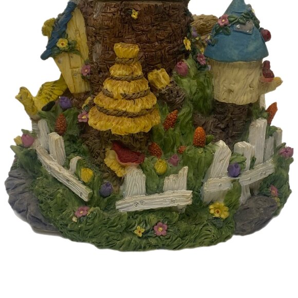 Vintage Music Box Plays "I Whistle a Happy Tune" Features Birds in a Tree House - Picture 11 of 15